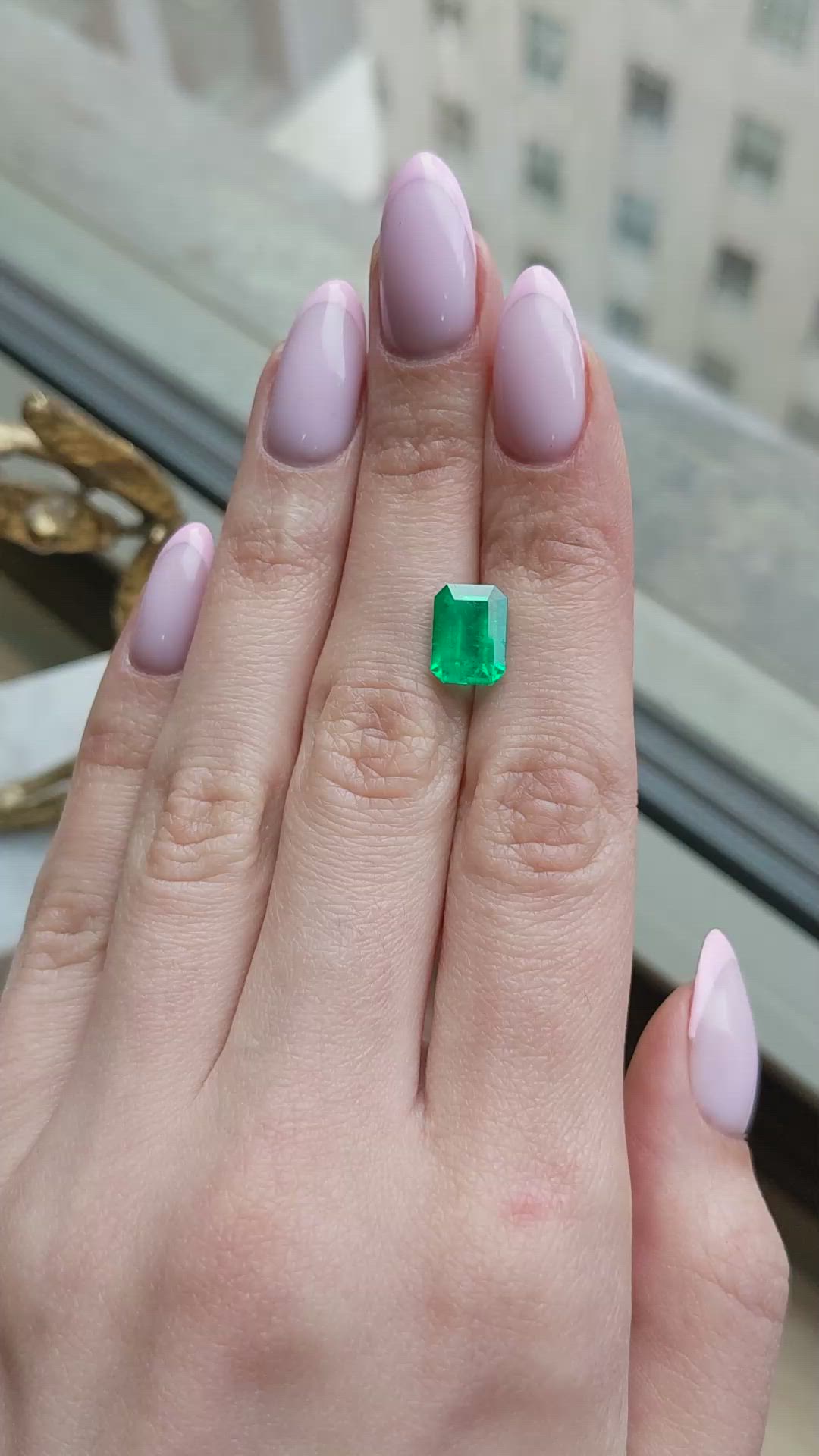 2.63 Ct. Emerald from Colombia Size Video