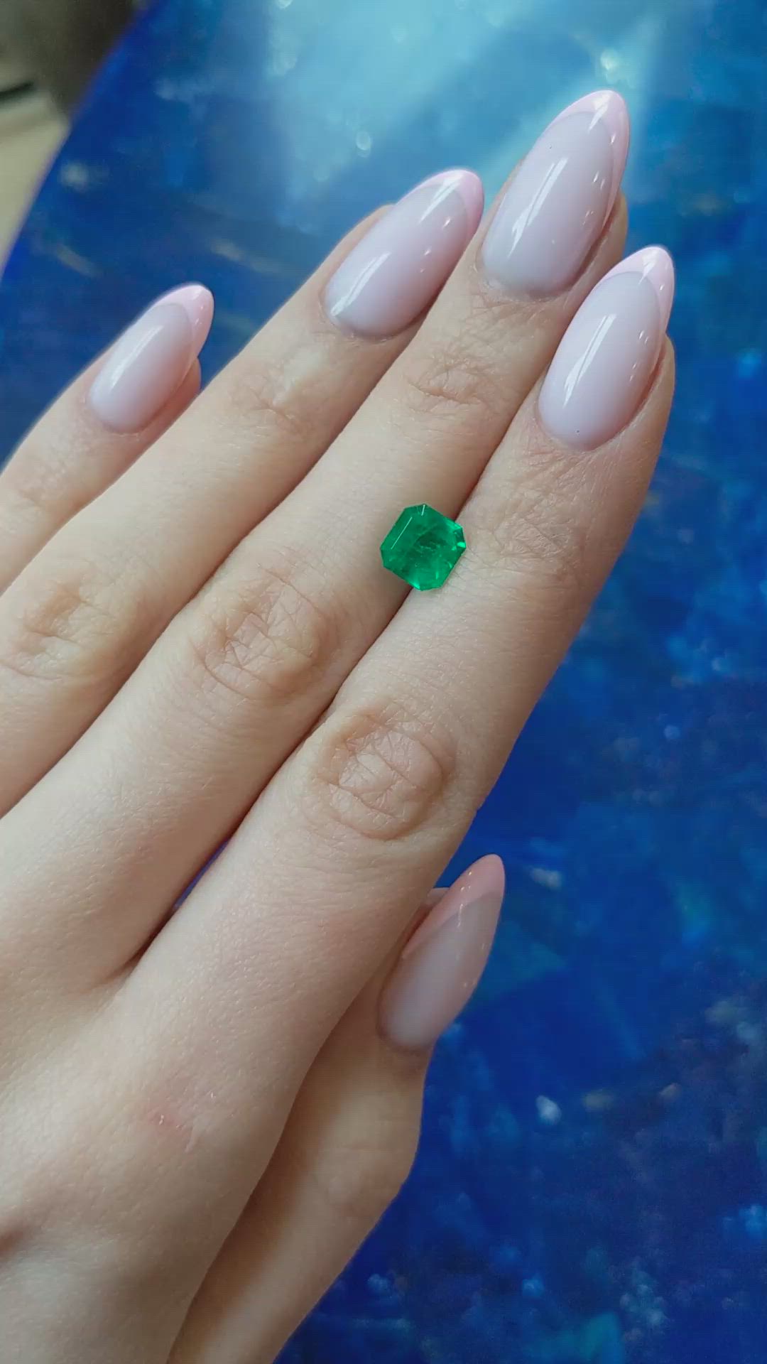 1.63 Ct. Emerald from Colombia Size Video