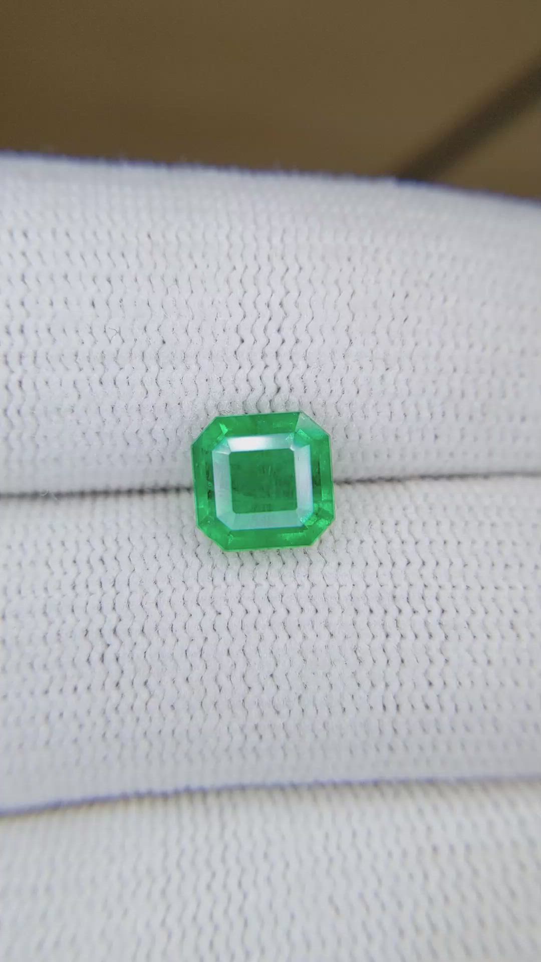 1.63 Ct. Emerald from Colombia Size Video
