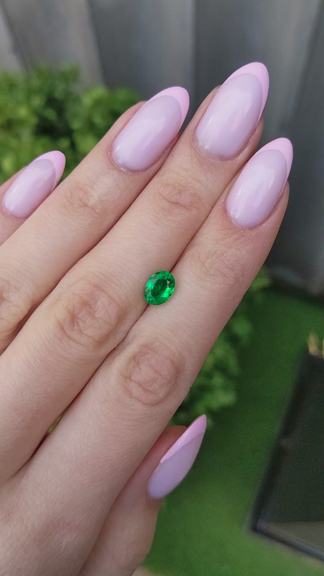 1.14 Ct. Emerald from Colombia Size Video