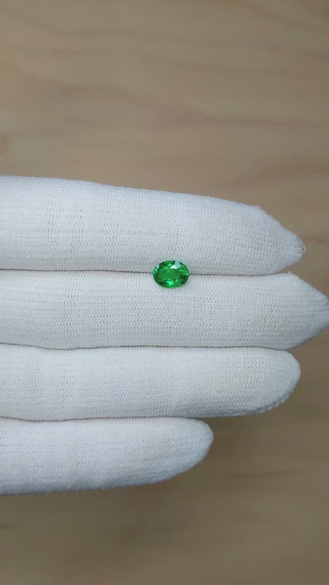 1.14 Ct. Emerald from Colombia Size Video