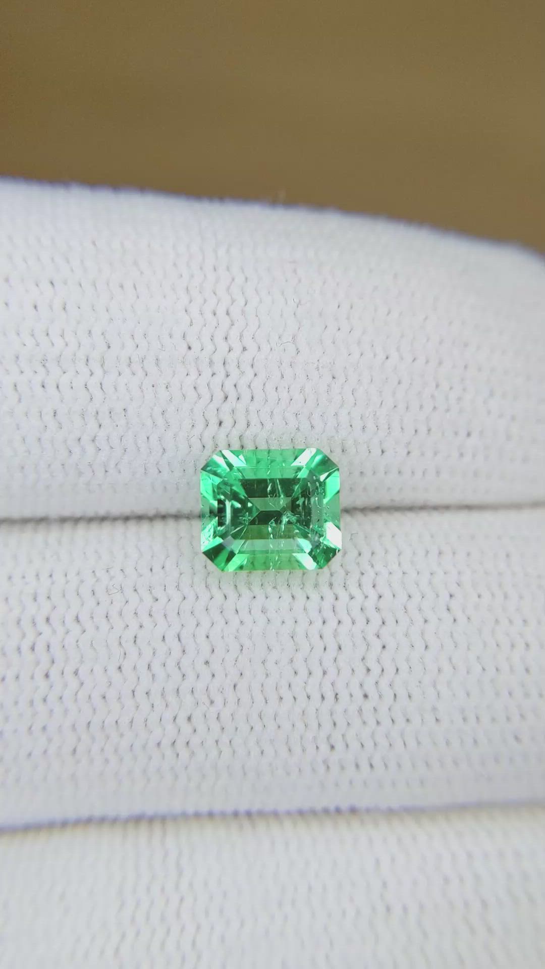 1.42 Ct. Emerald from Colombia Size Video