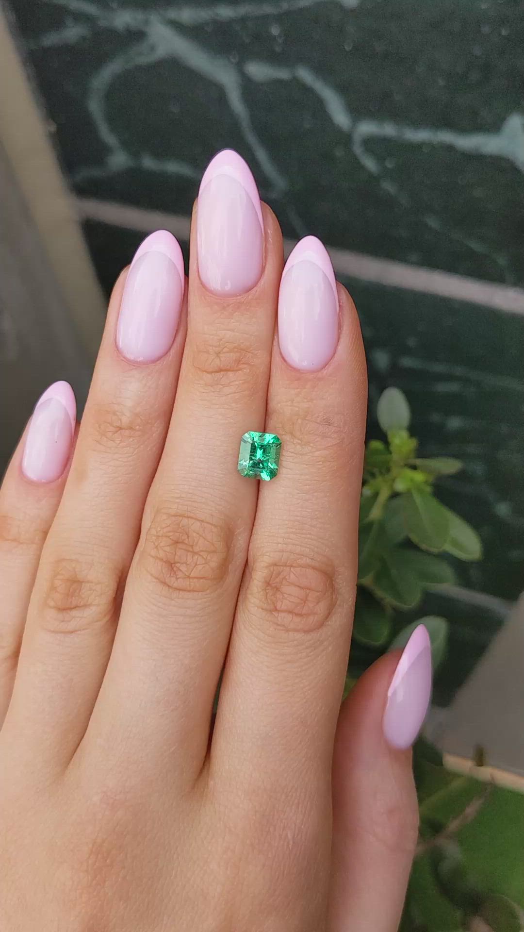 1.42 Ct. Emerald from Colombia Size Video