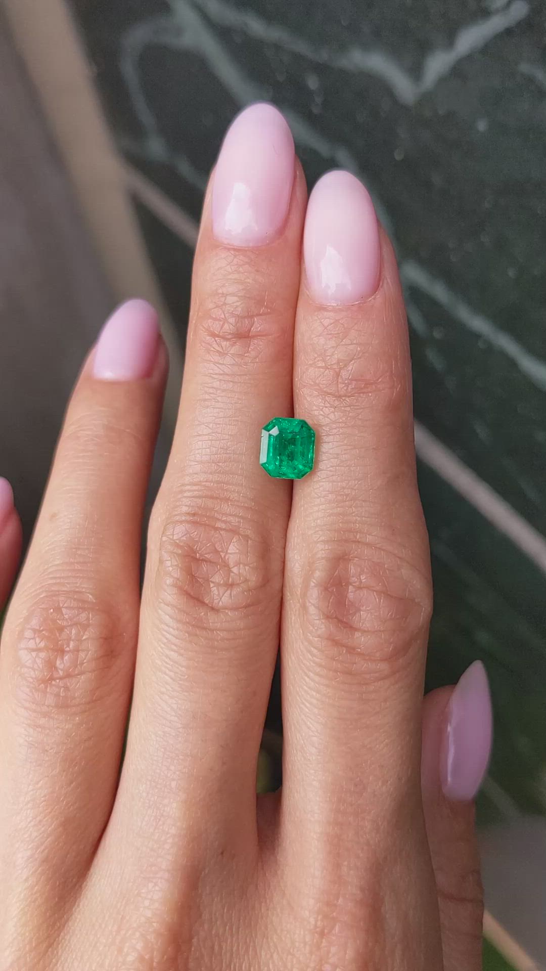 1.49 Ct. Emerald from Colombia Size Video