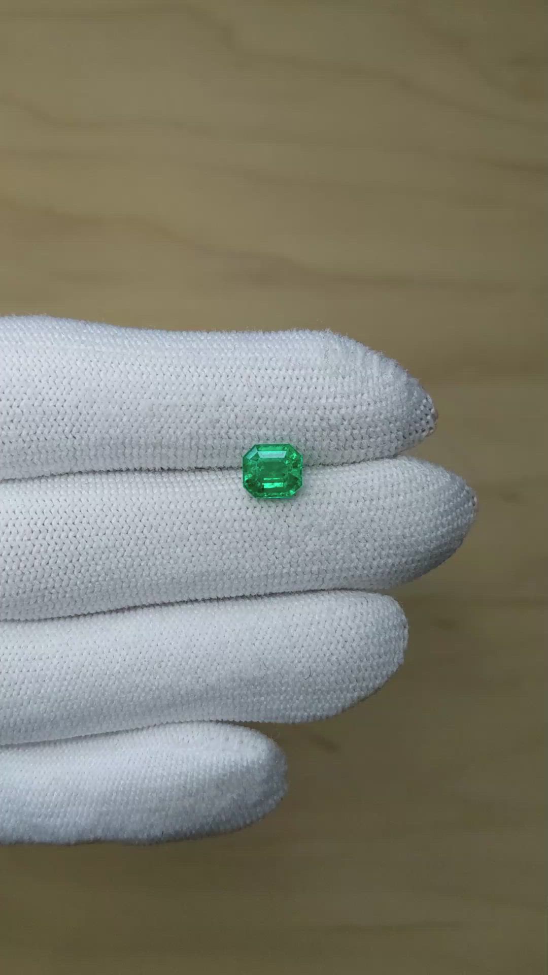 1.49 Ct. Emerald from Colombia Size Video