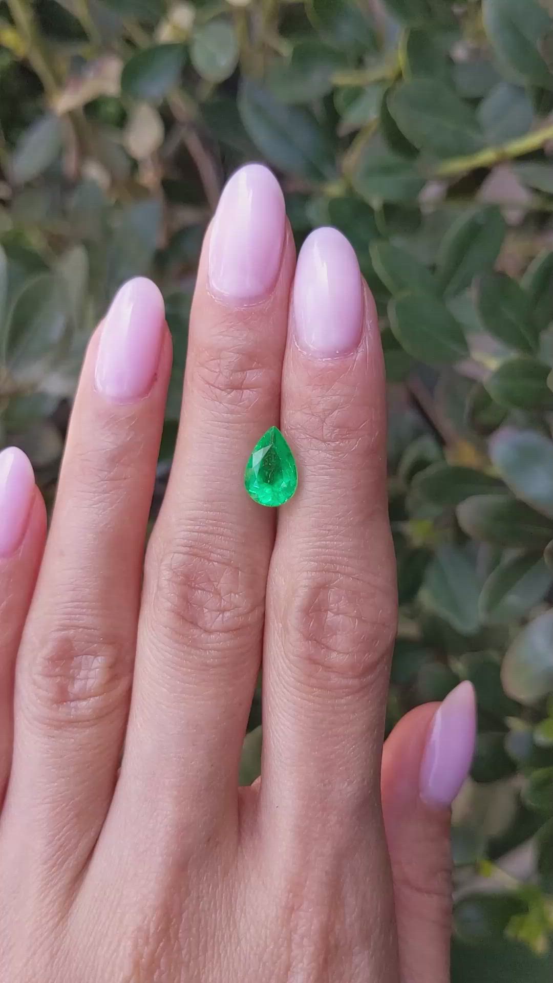 2.02 Ct. Emerald from Colombia Size Video