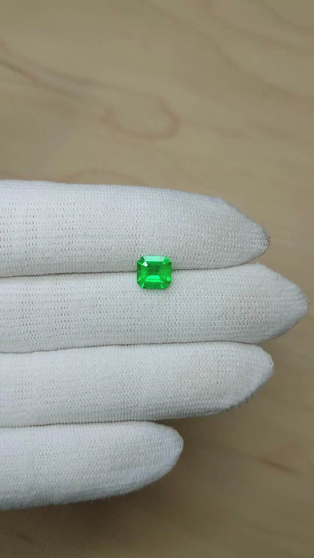 1.17 Ct. Emerald from Colombia Size Video