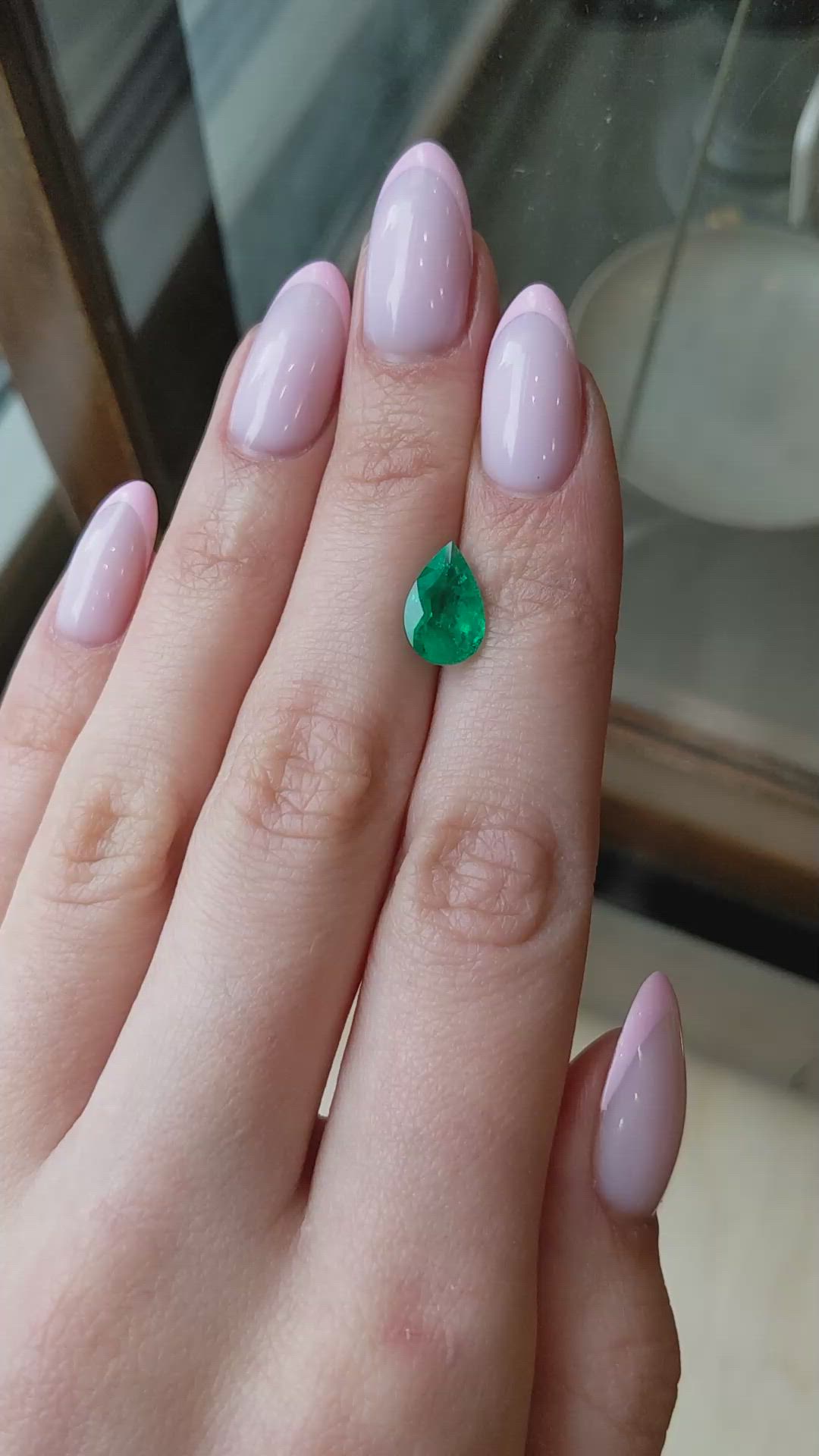 2.08 Ct. Emerald from Colombia Size Video