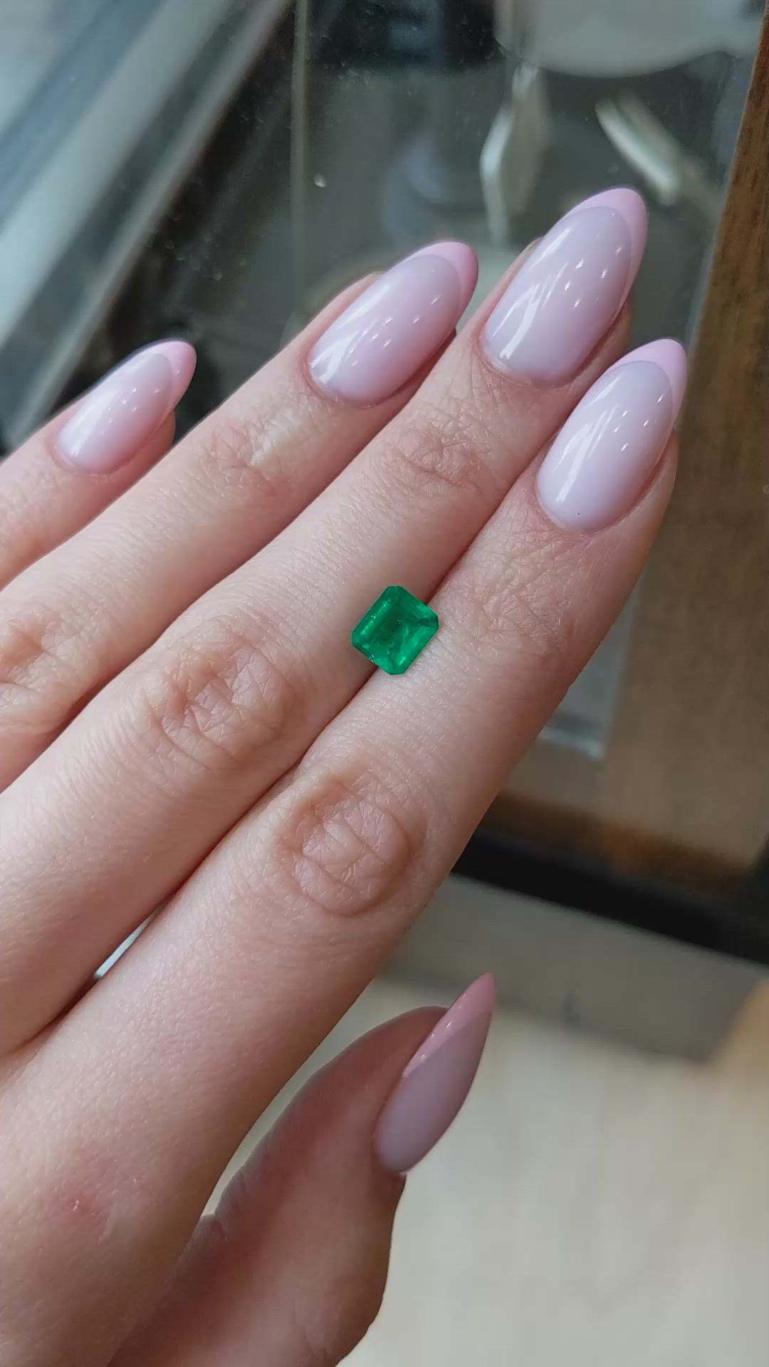 1.16 Ct. Emerald from Colombia Size Video