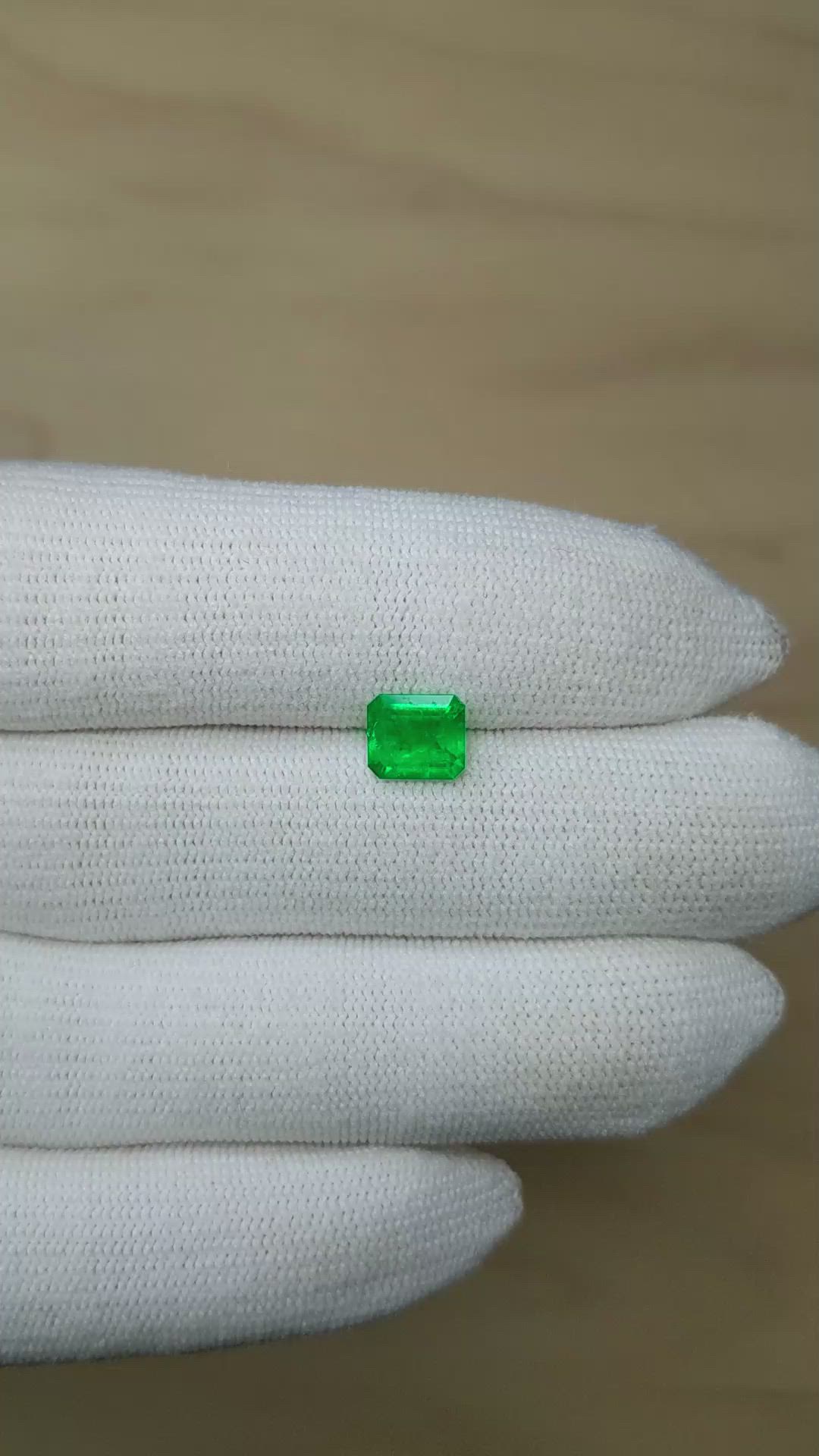 1.16 Ct. Emerald from Colombia Size Video