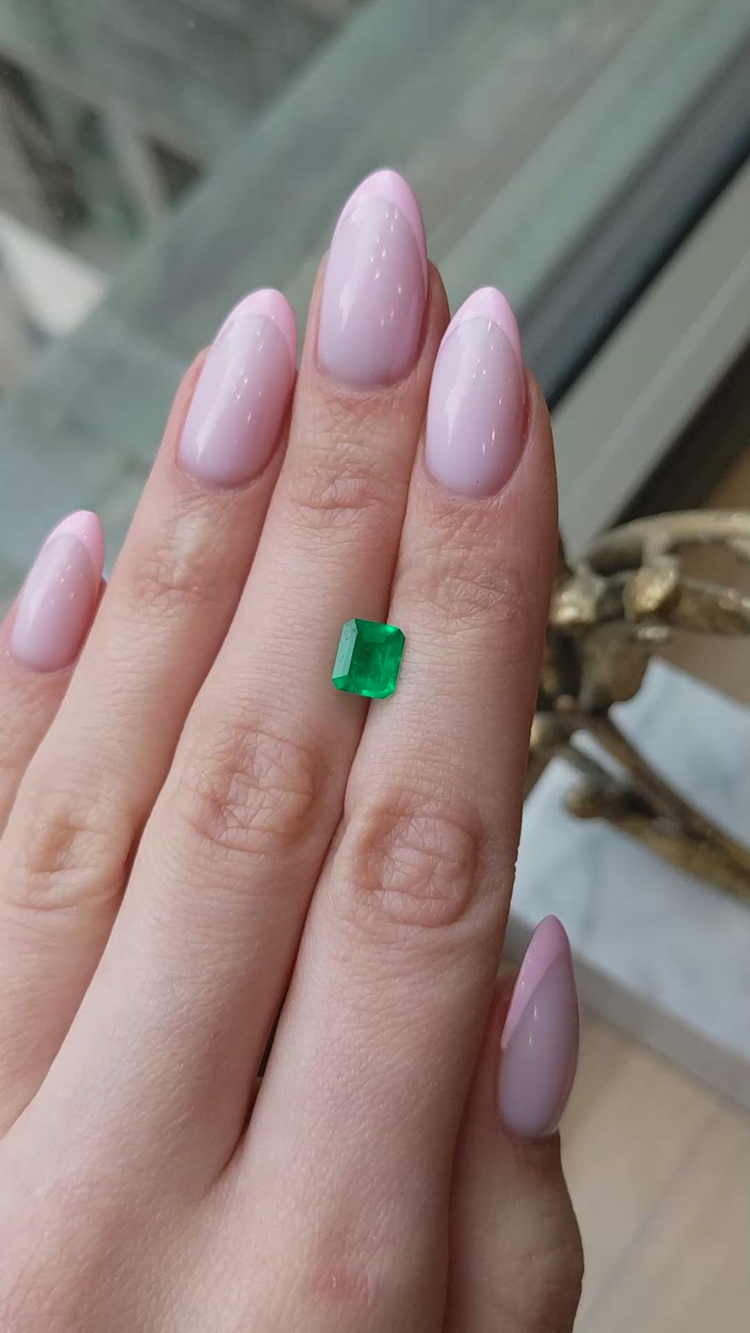 1.16 Ct. Emerald from Colombia Size Video