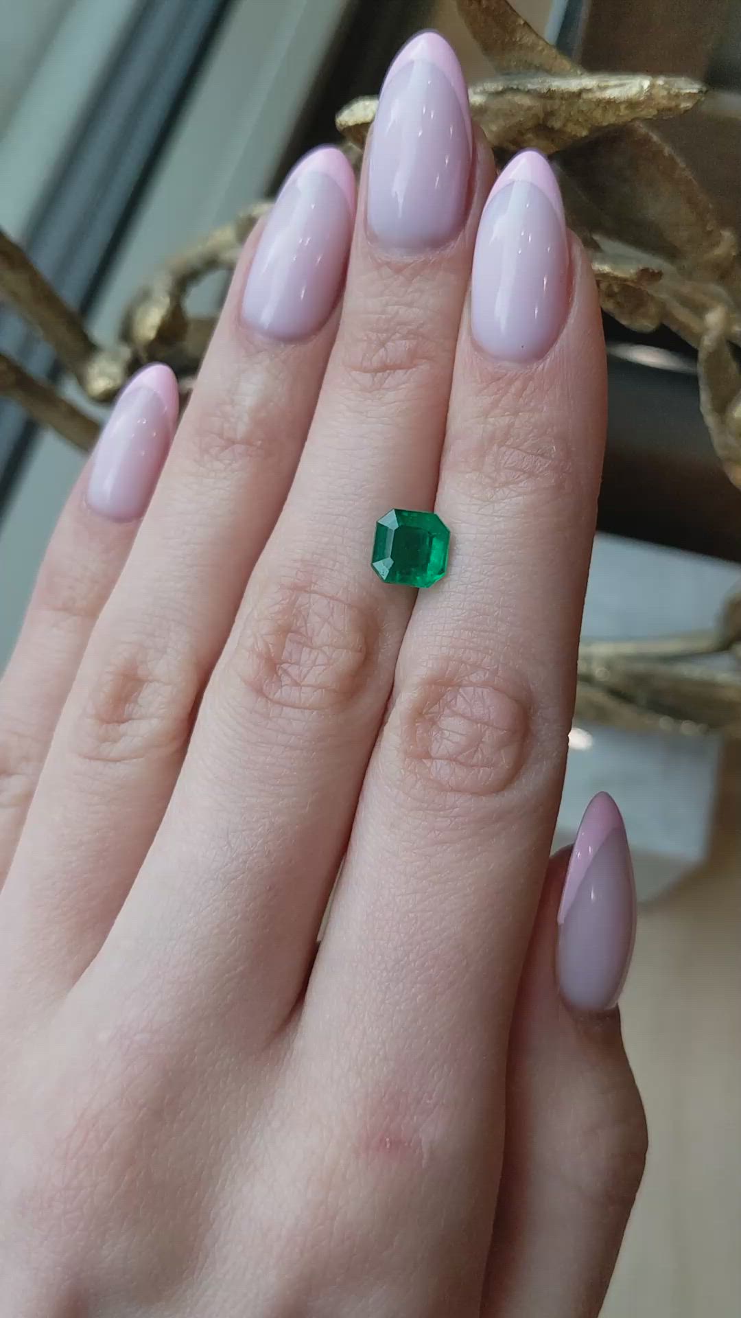 1.87 Ct. Emerald from Colombia Size Video