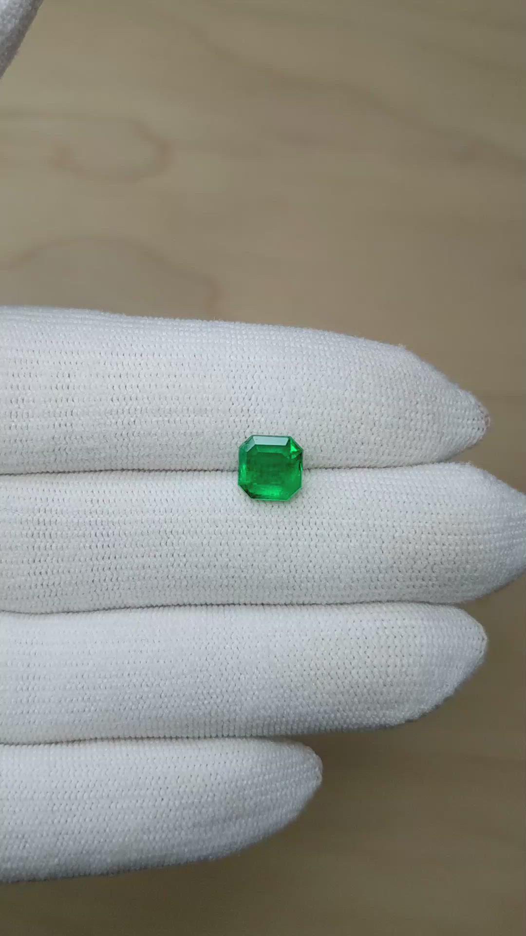 1.87 Ct. Emerald from Colombia Size Video