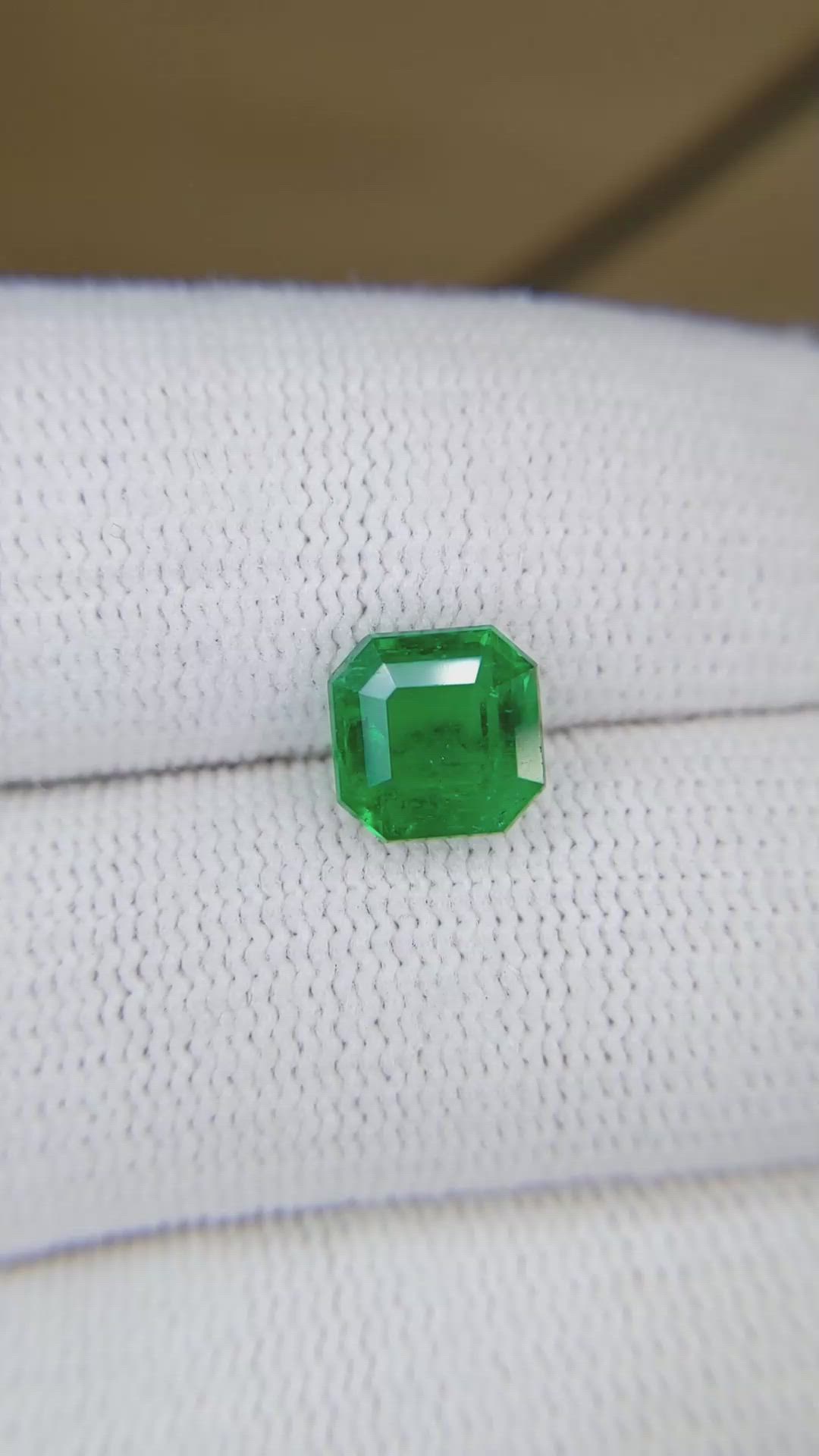 1.87 Ct. Emerald from Colombia Size Video