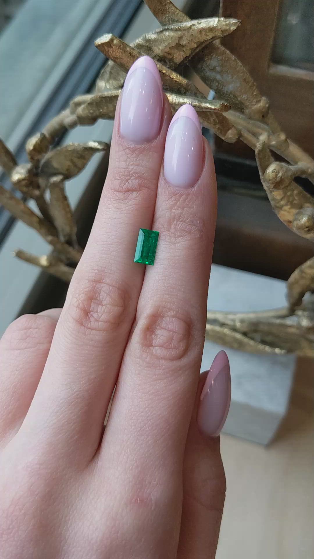 1.07 Ct. Emerald from Colombia Size Video