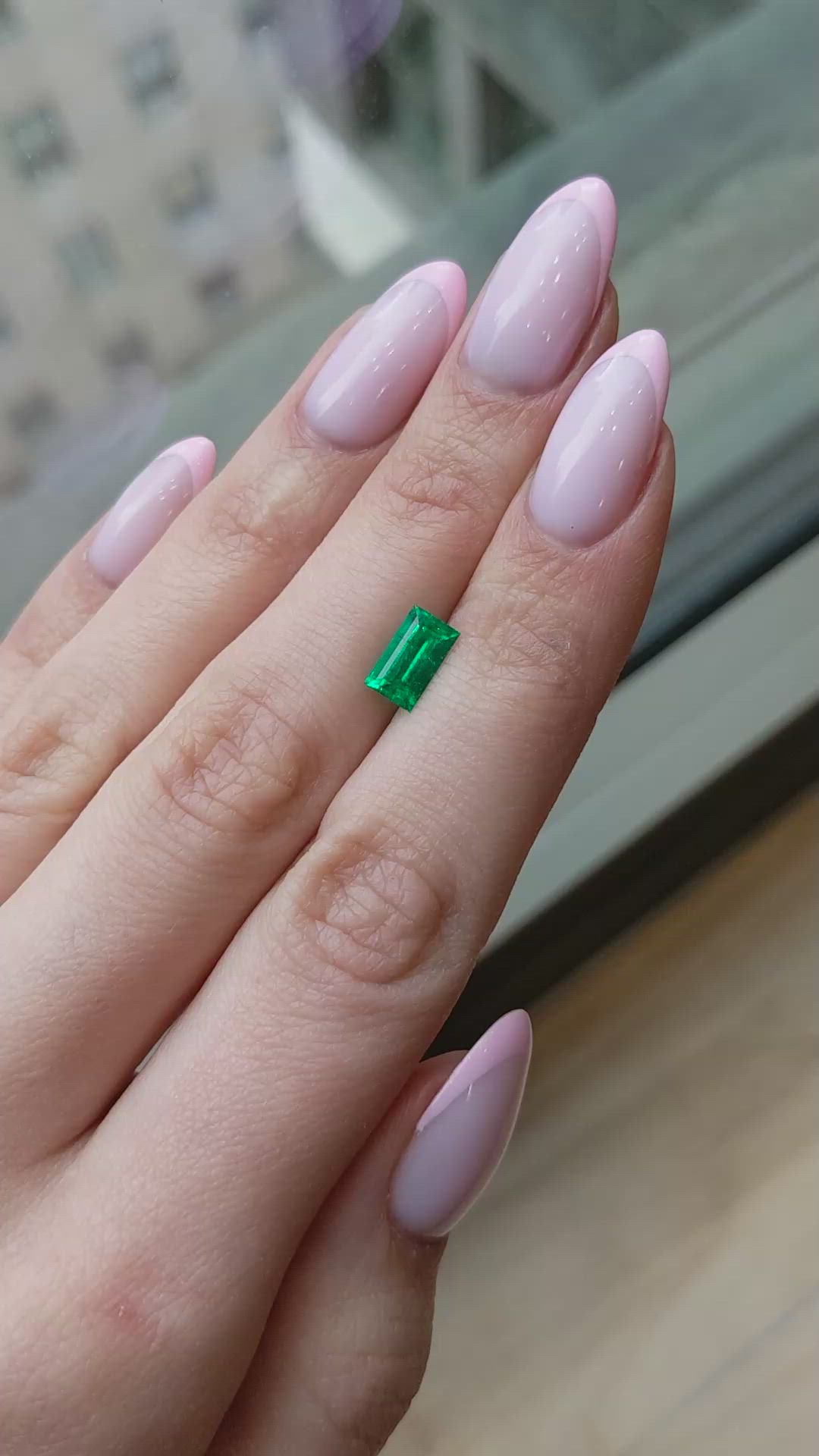 1.07 Ct. Emerald from Colombia Size Video