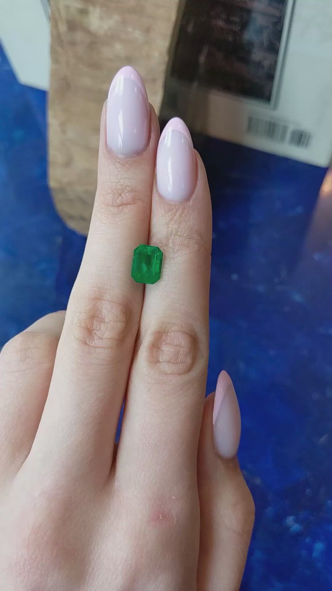 2.58 Ct. Emerald from Colombia Size Video