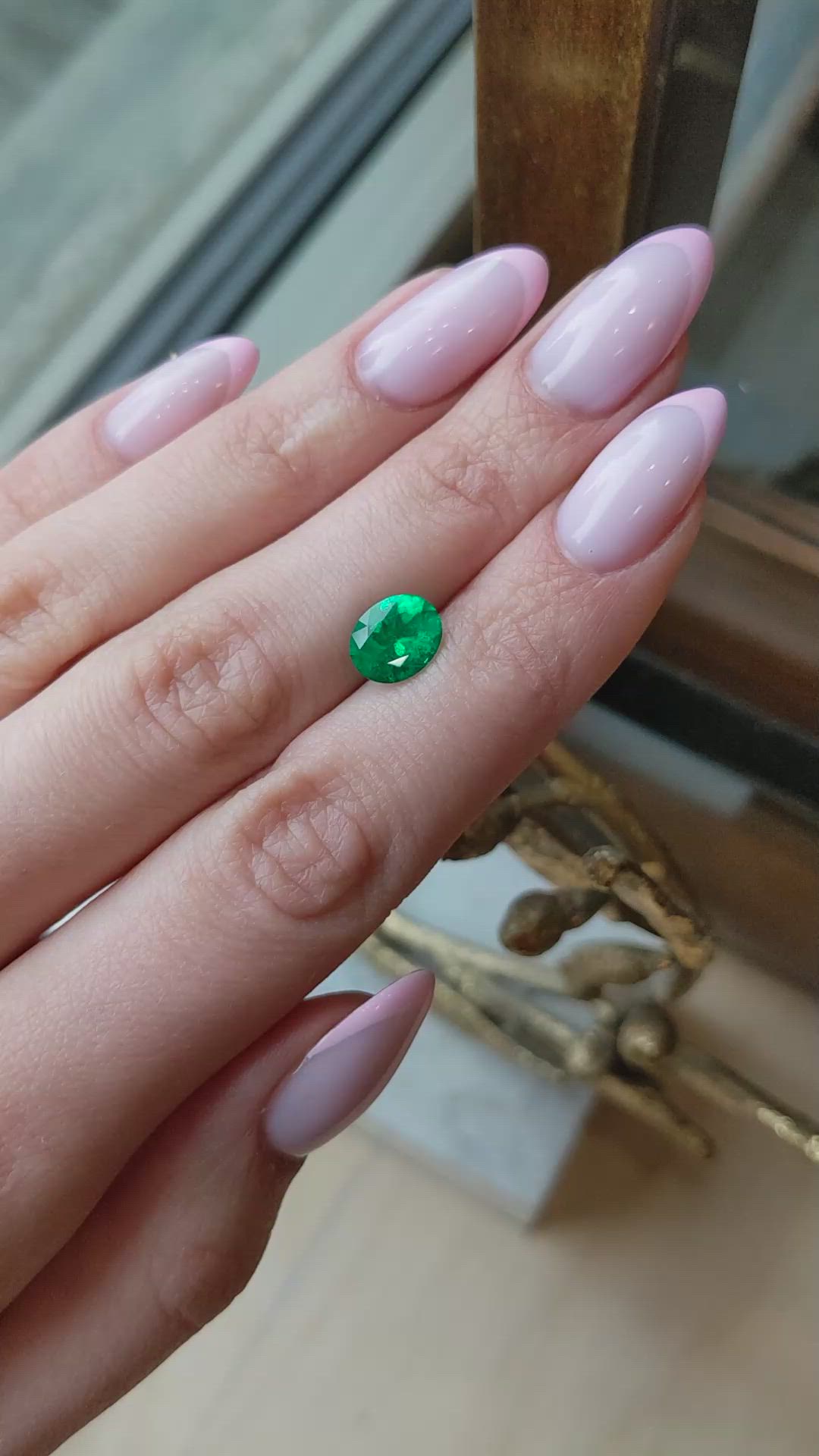 1.75 Ct. Emerald from Colombia Size Video