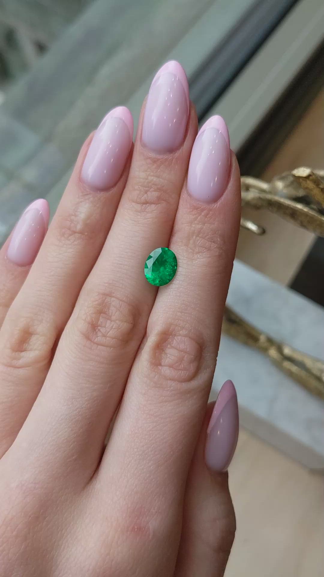 1.75 Ct. Emerald from Colombia Size Video