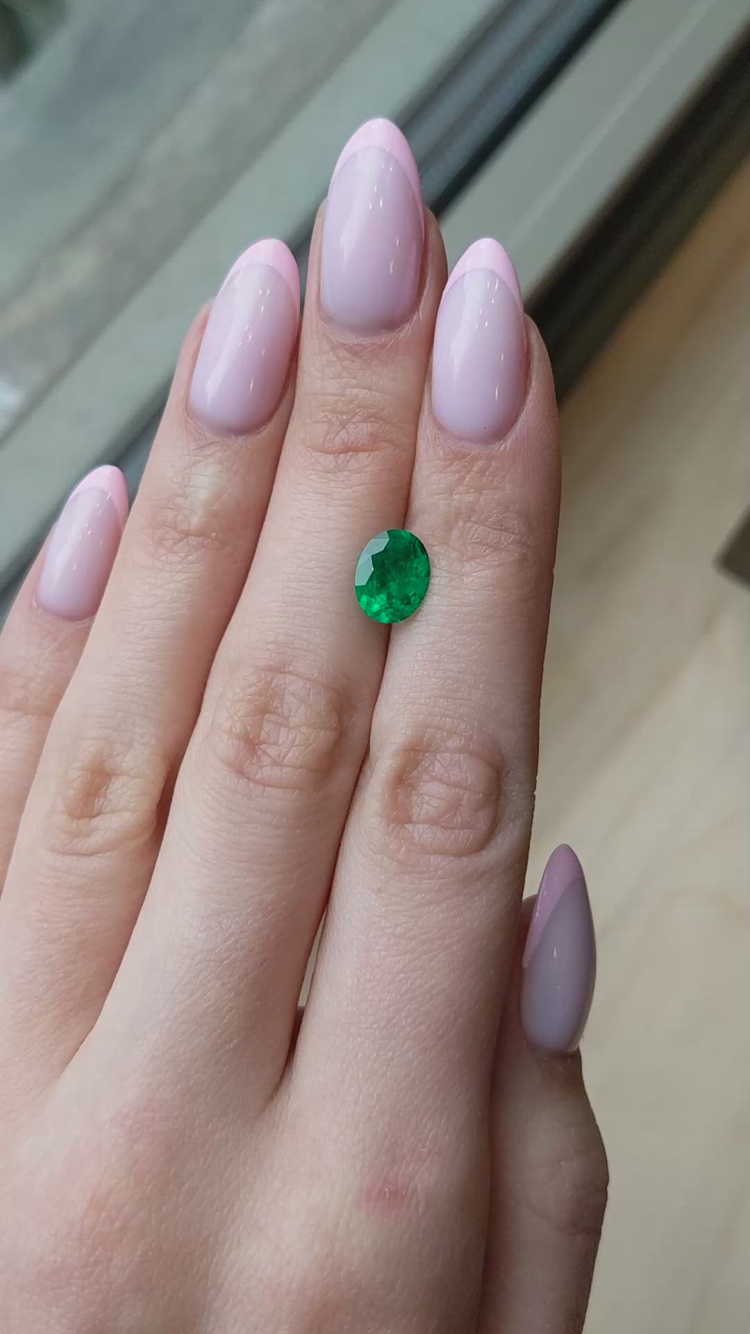 1.97 Ct. Emerald from Colombia Size Video