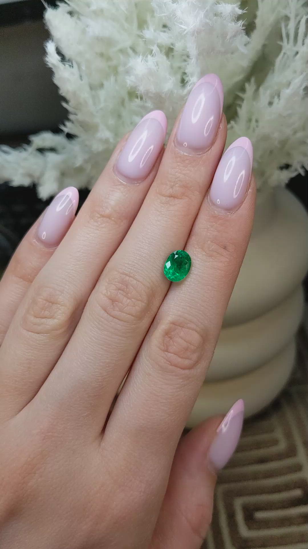 1.72 Ct. Emerald from Colombia Size Video