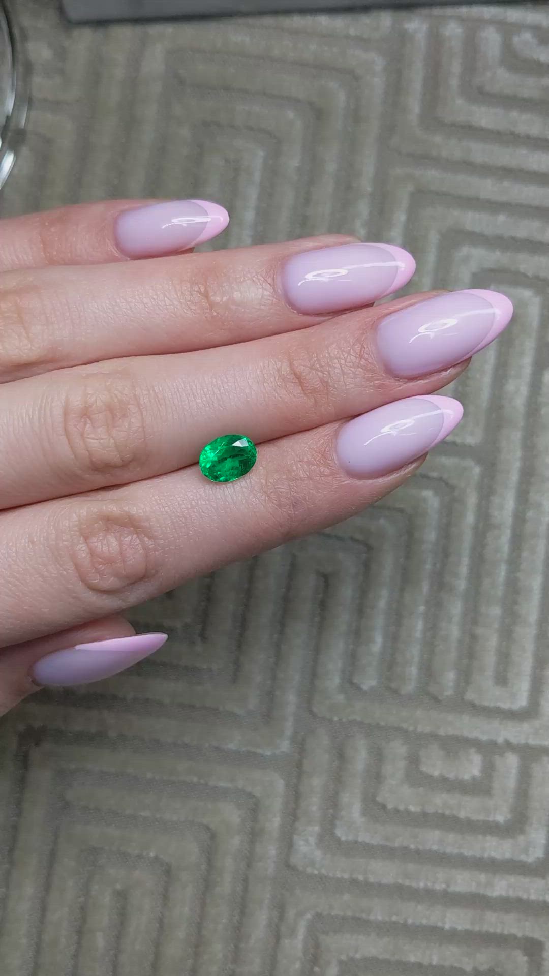 1.72 Ct. Emerald from Colombia Size Video