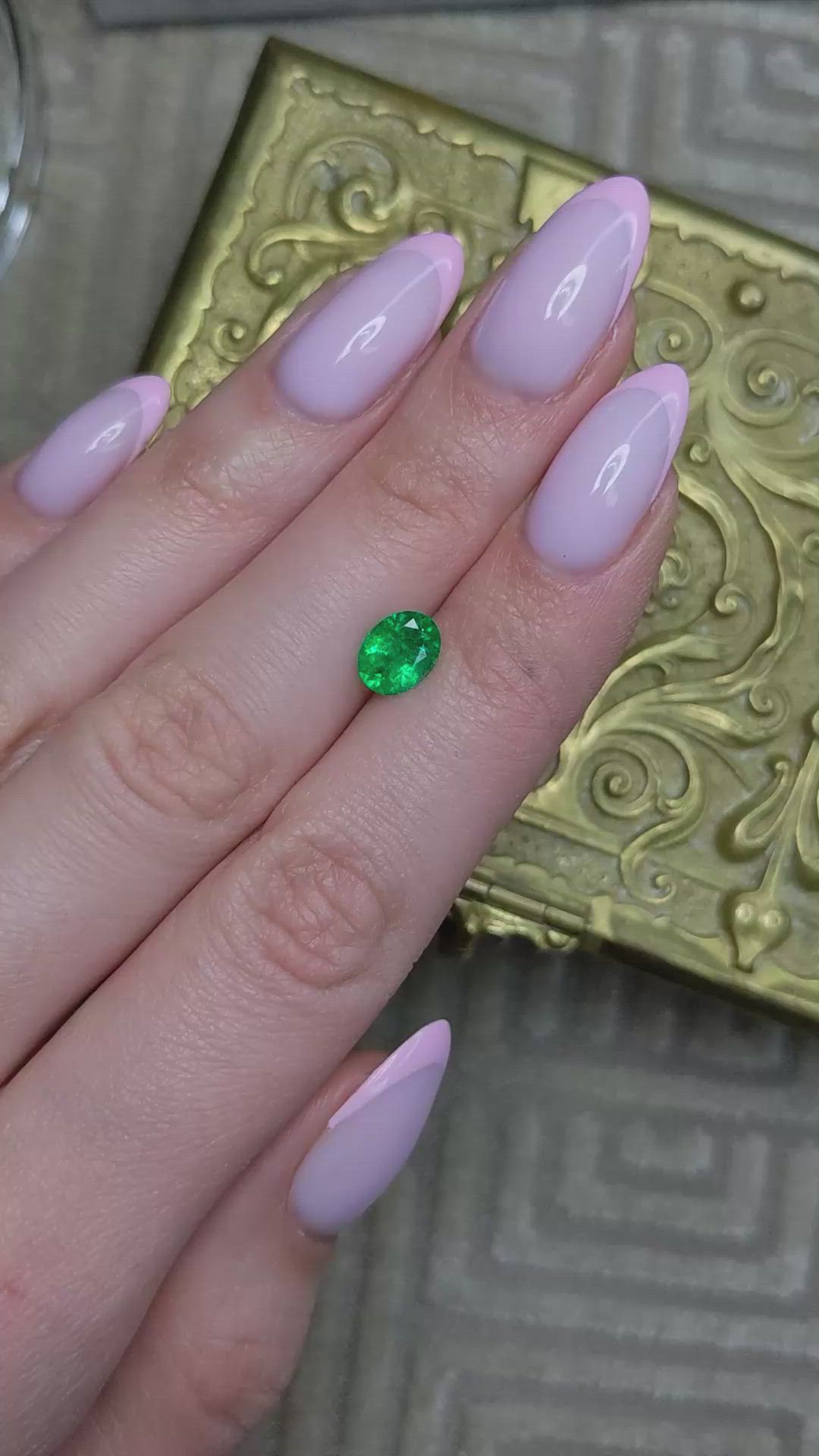 1.05 Ct. Emerald from Colombia Size Video