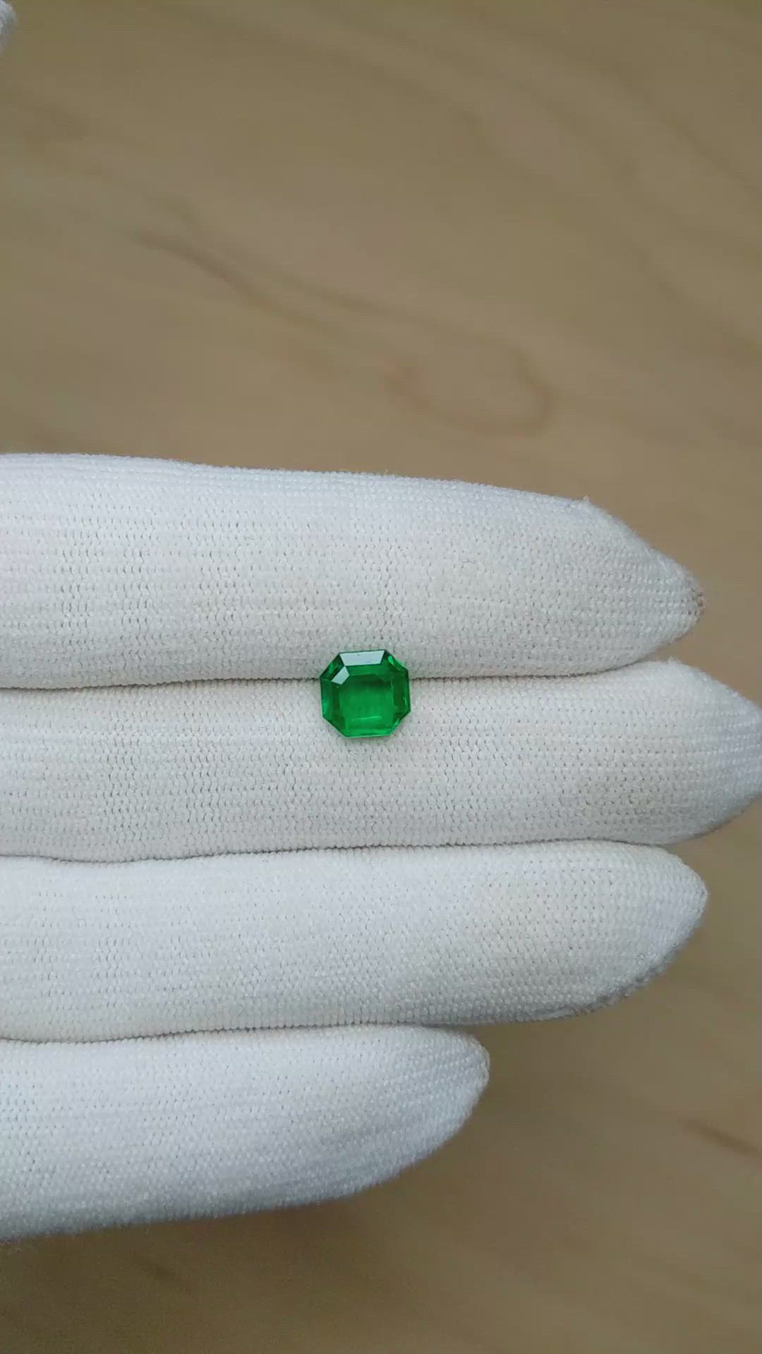 1.52 Ct. Emerald from Colombia Size Video