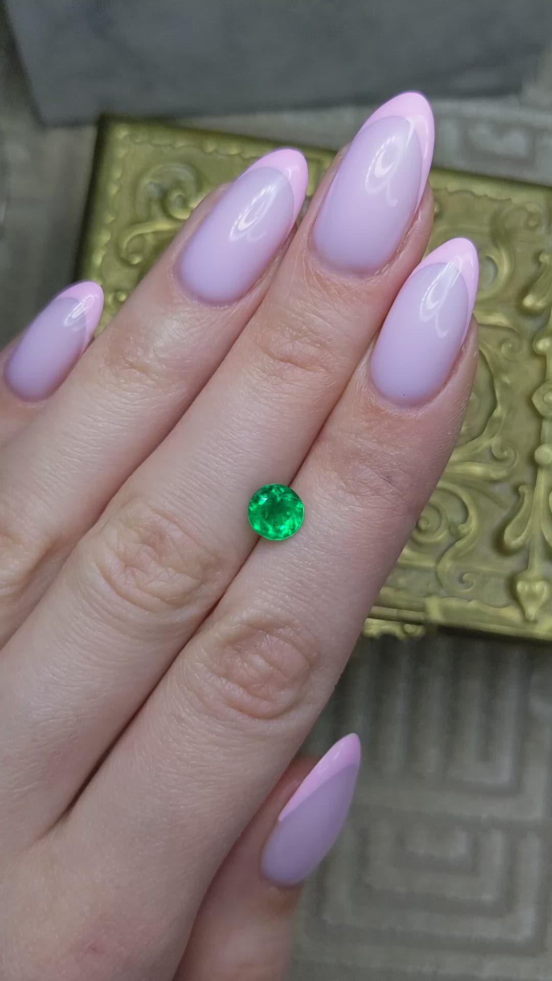 1.05 Ct. Emerald from Colombia Size Video