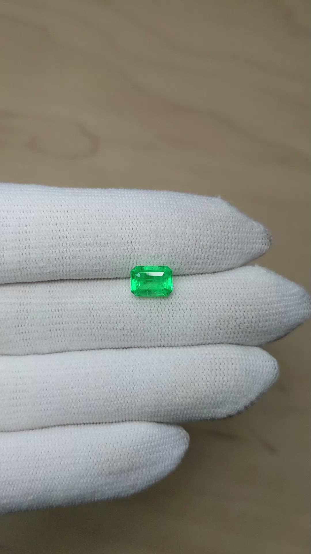 1.81 Ct. Emerald from Colombia Size Video