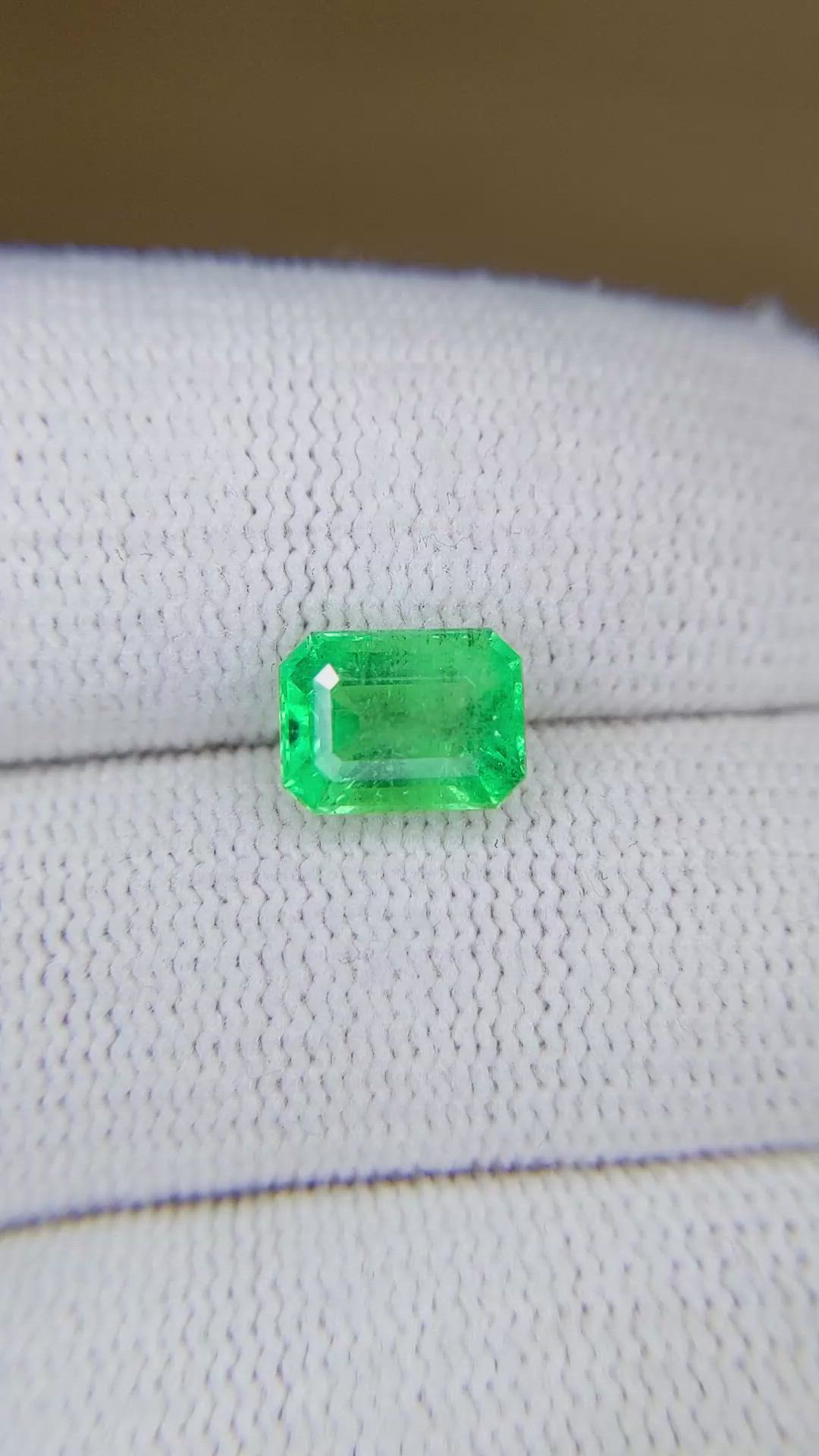 1.81 Ct. Emerald from Colombia Size Video