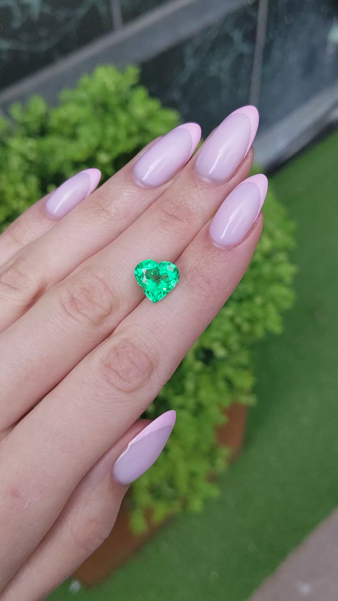 3.71 Ct. Emerald from Zambia Size Video