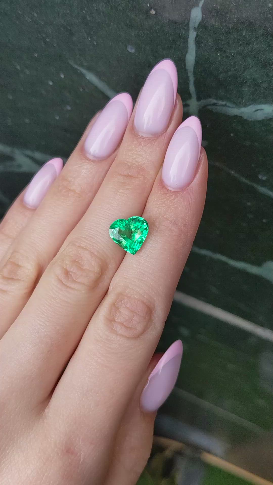 3.71 Ct. Emerald from Zambia Size Video