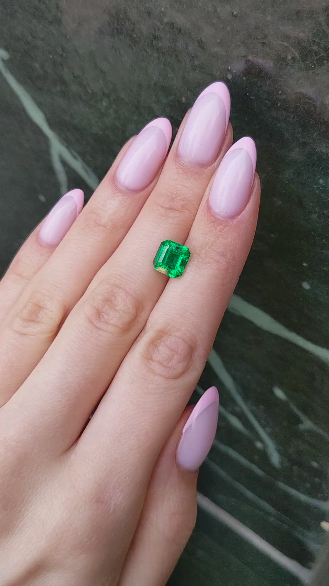 2.64 Ct. Emerald from Zambia Size Video