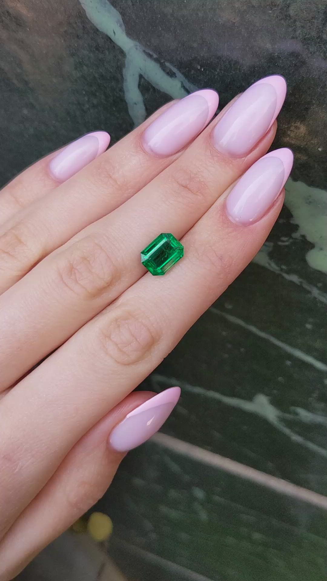 2.88 Ct. Emerald from Zambia Size Video