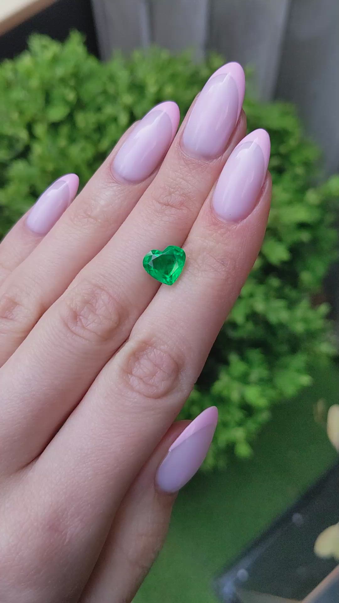 2.45 Ct. Emerald from Zambia Size Video