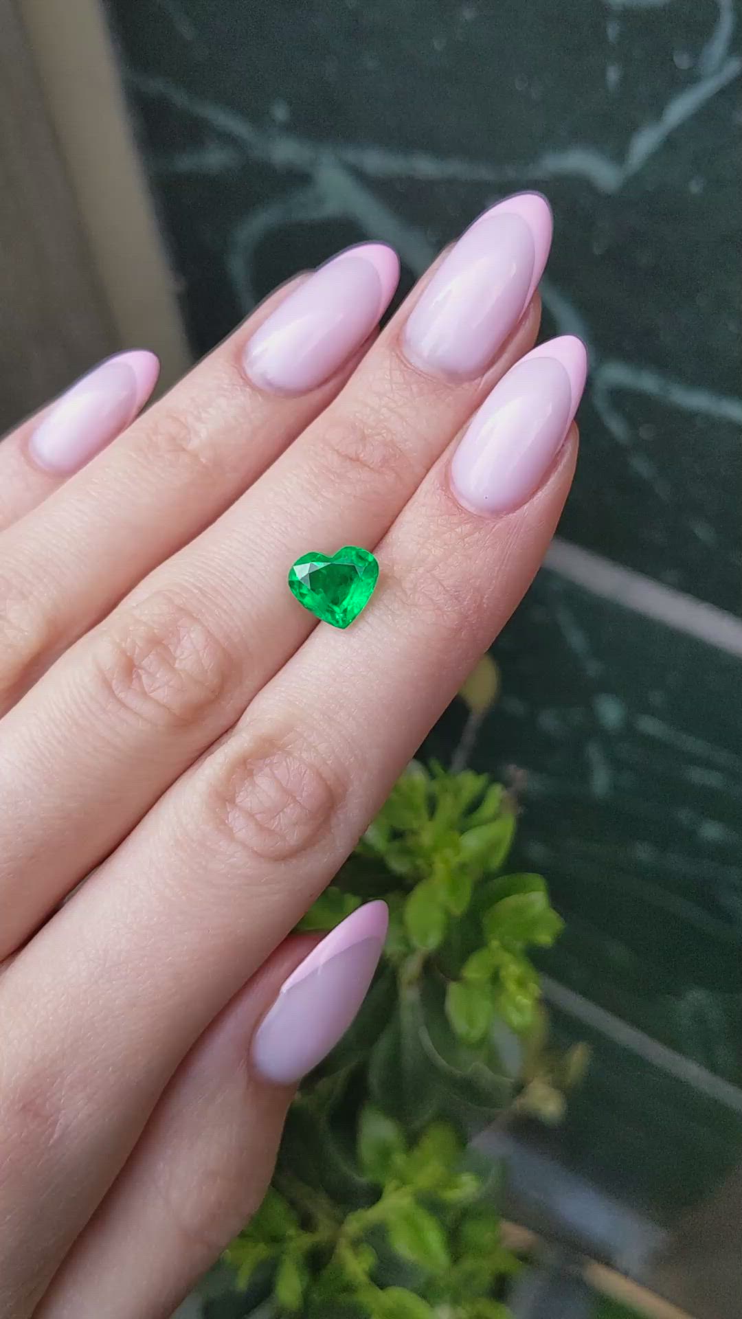 2.45 Ct. Emerald from Zambia Size Video