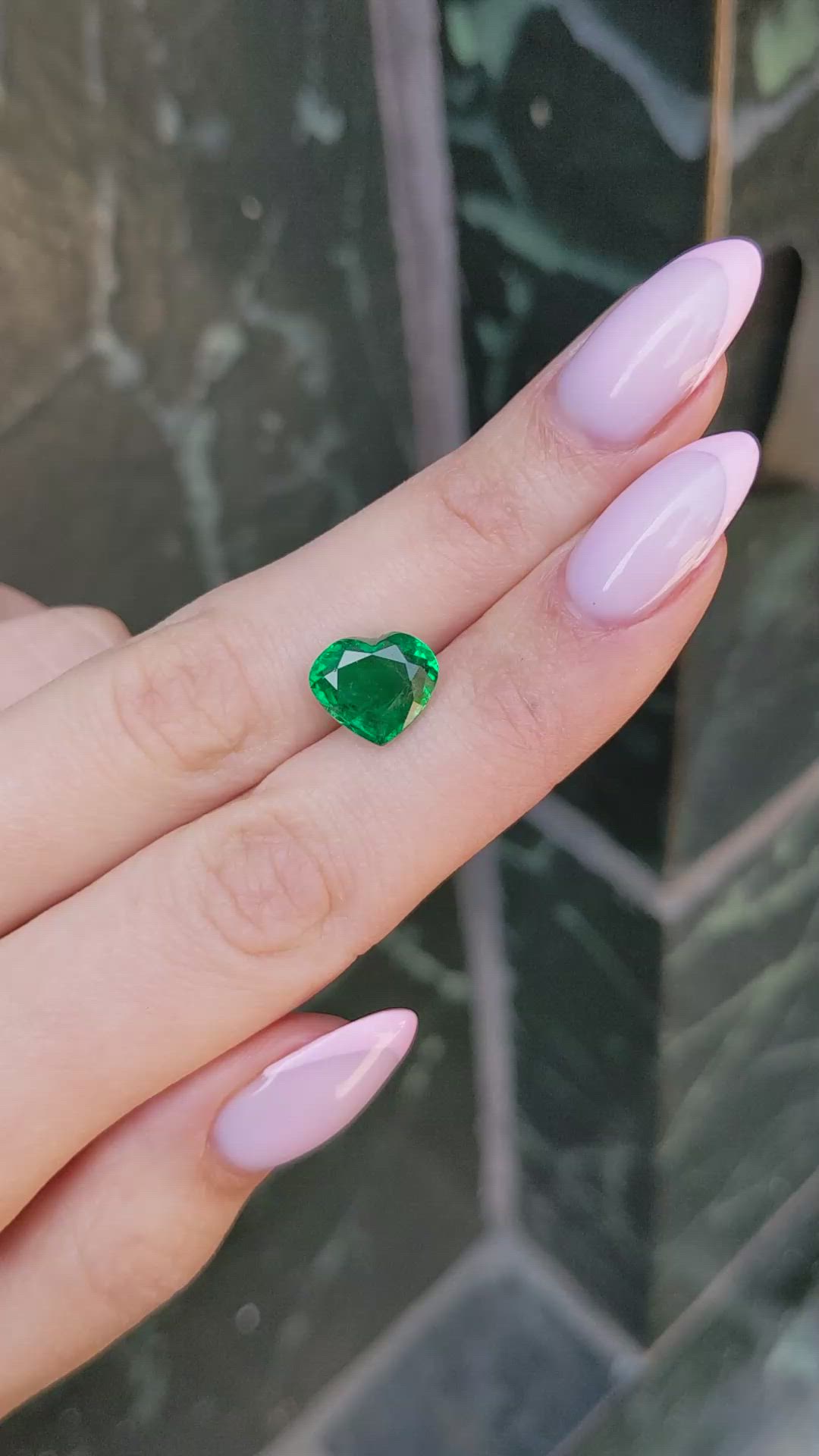 3.69 Ct. Emerald from Zambia Size Video