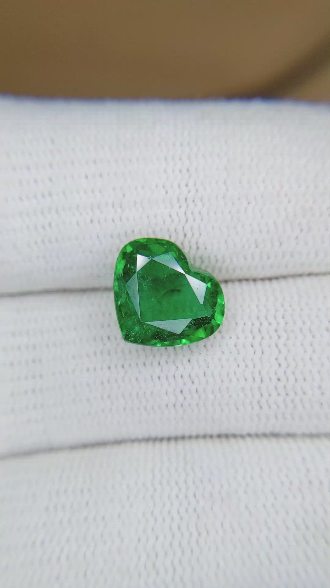 3.69 Ct. Emerald from Zambia Size Video