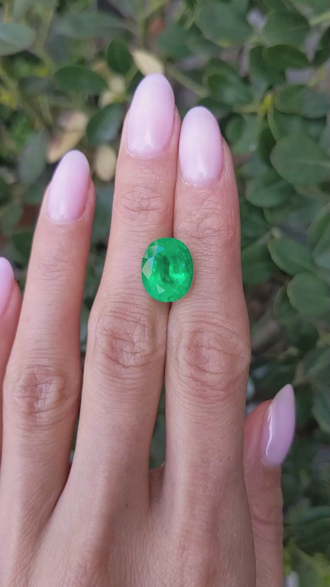 6.15 Ct. Emerald from Ethiopia Size Video