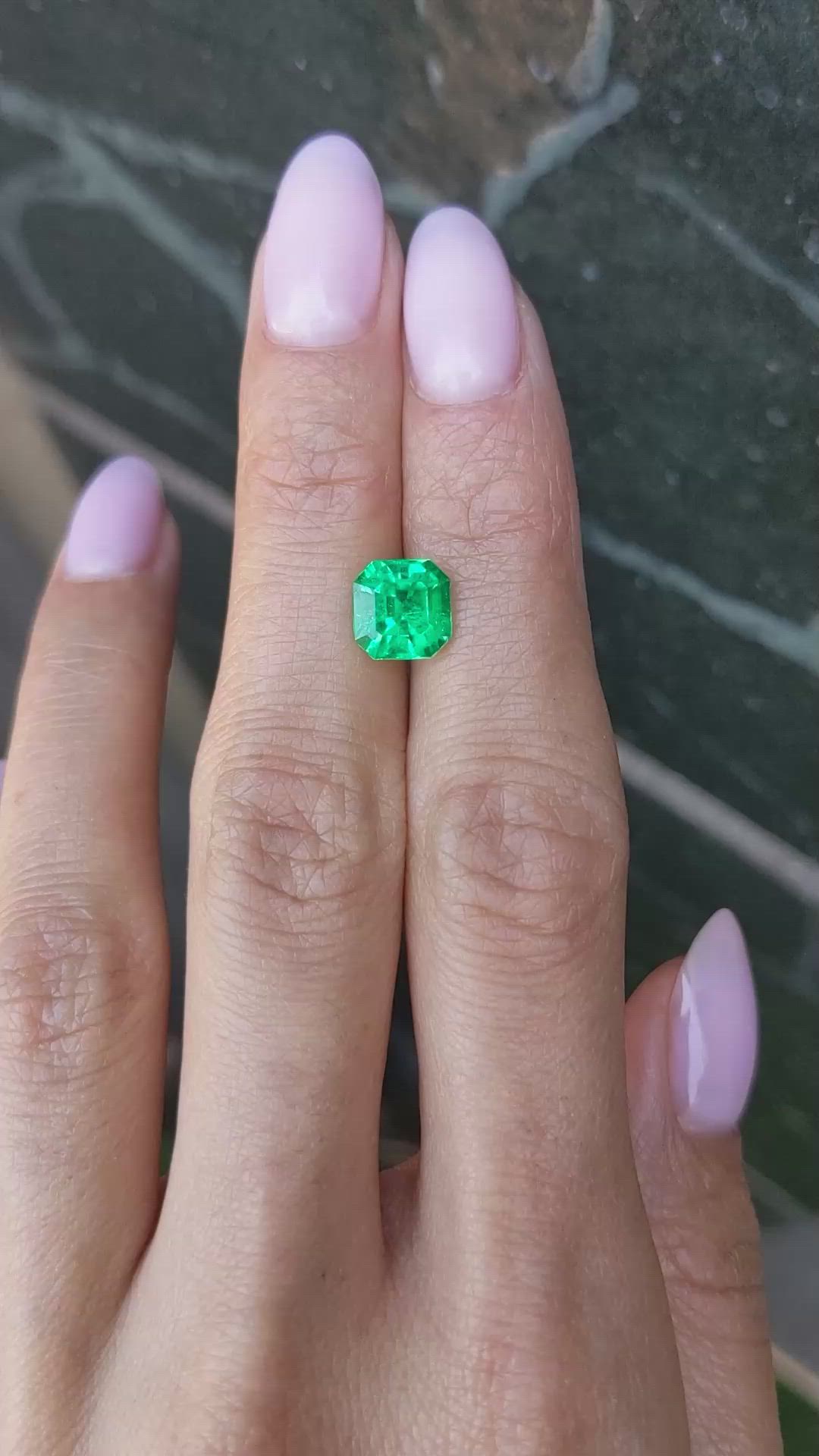 1.91 Ct. Emerald from Colombia Size Video