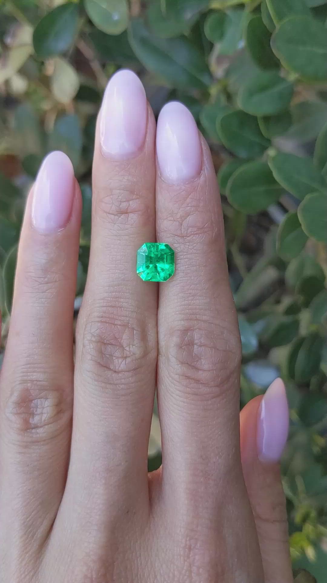 1.91 Ct. Emerald from Colombia Size Video