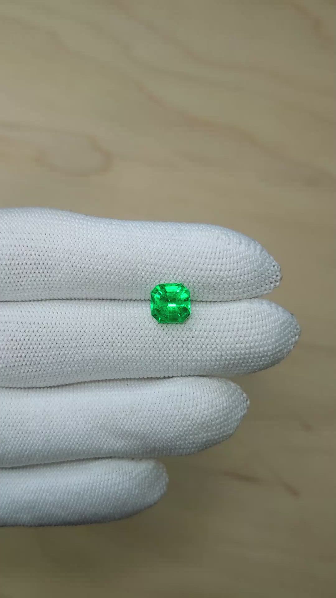 1.91 Ct. Emerald from Colombia Size Video