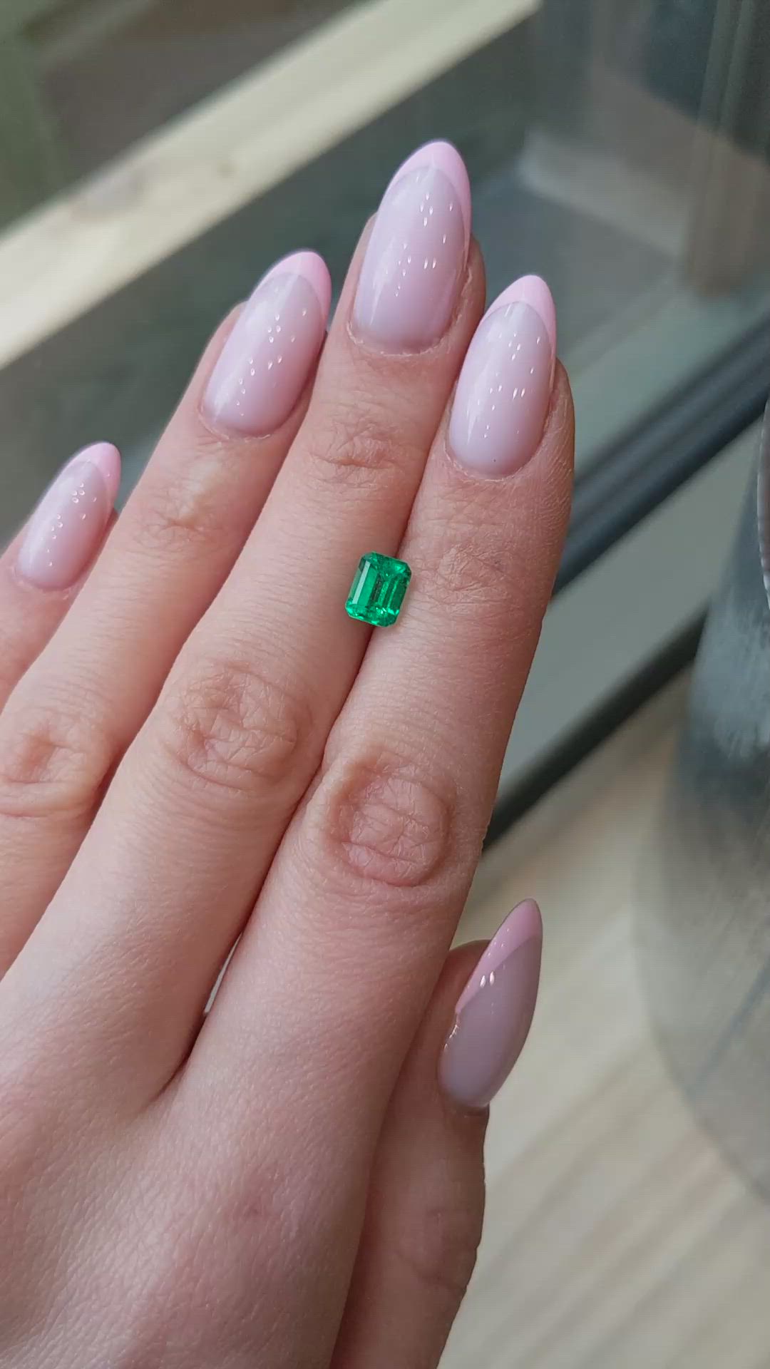 1.19 Ct. Emerald from Colombia Size Video