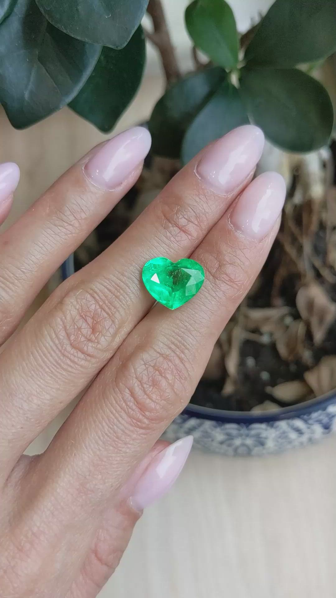 4.23 Ct. Emerald from Colombia Size Video