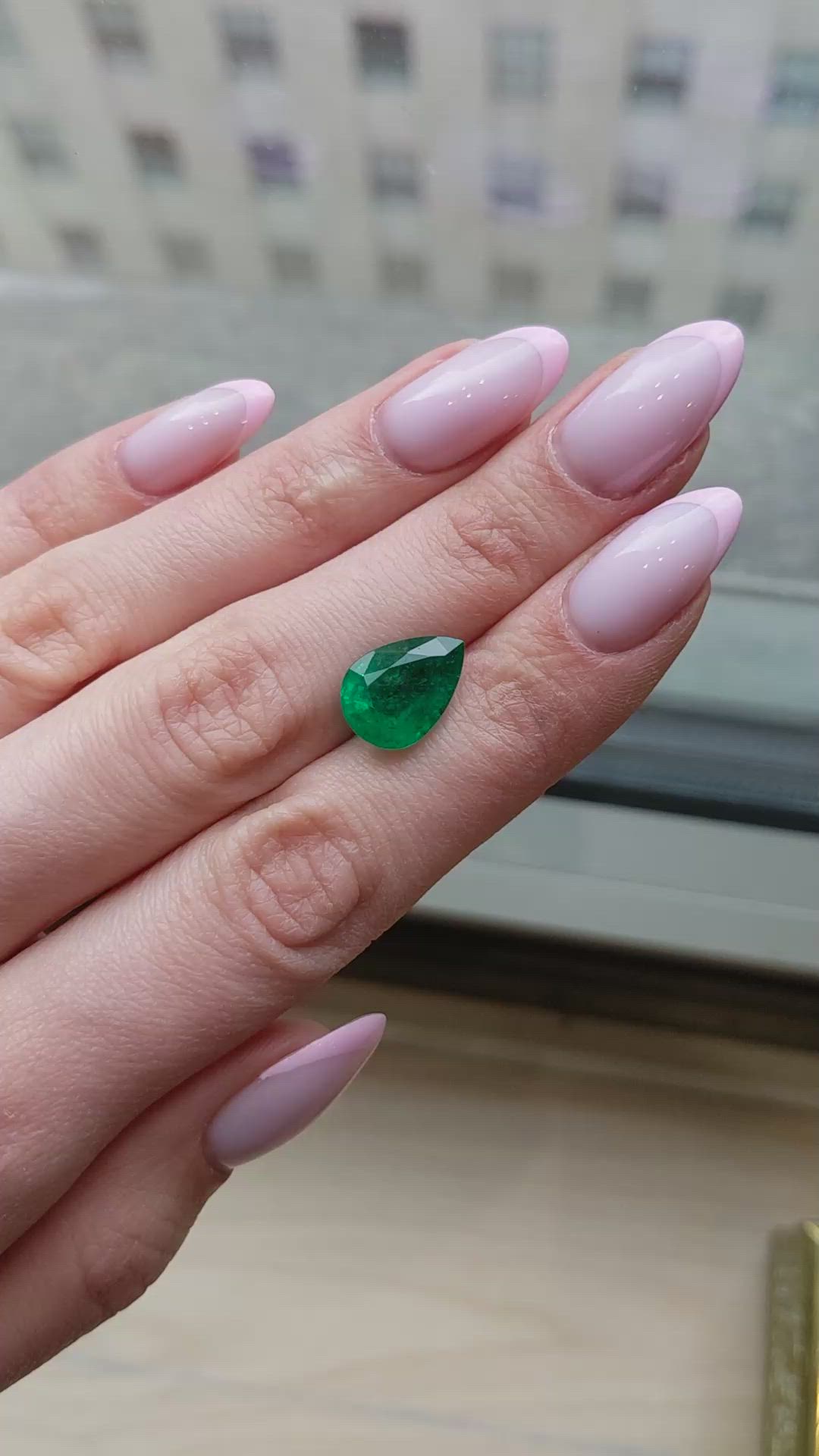 4.72 Ct. Emerald from Zambia Size Video