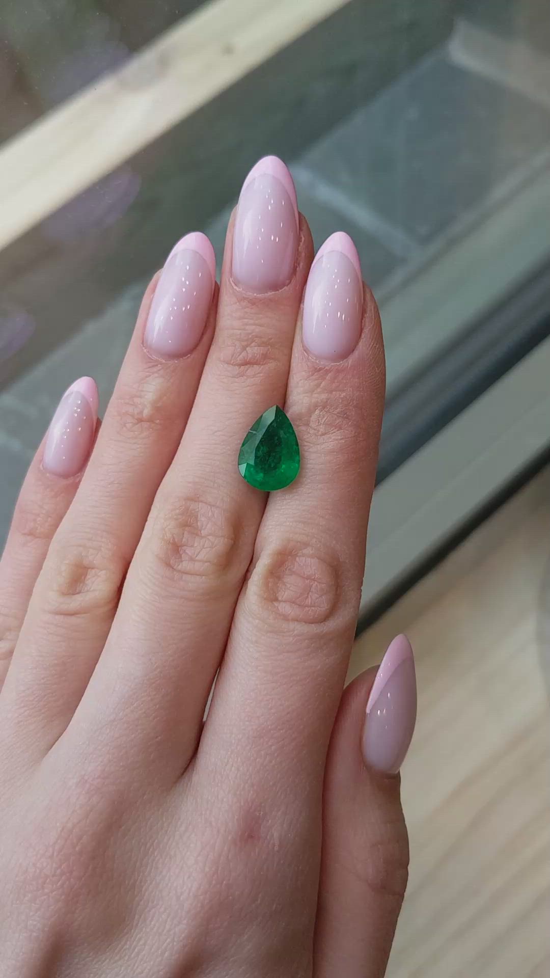 4.72 Ct. Emerald from Zambia Size Video