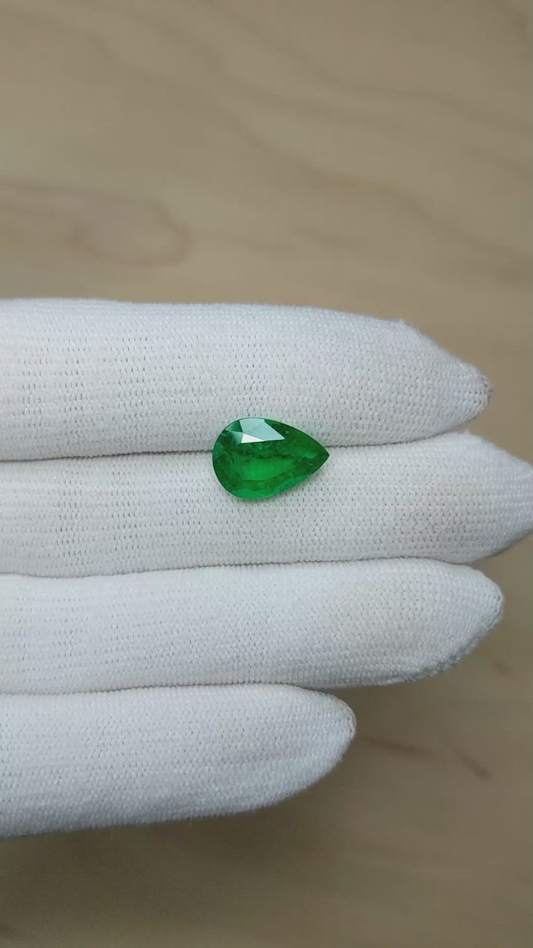 4.72 Ct. Emerald from Zambia Size Video