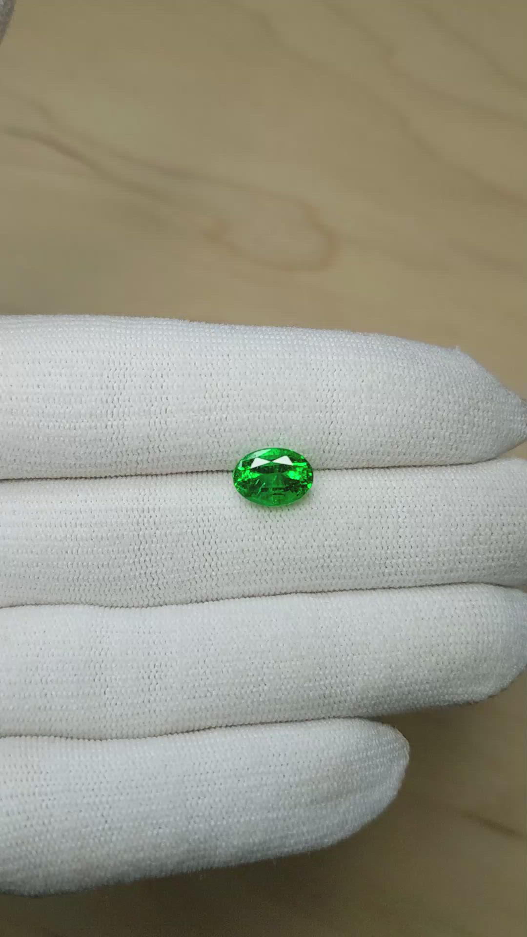 5.49 Ct. Emerald from Zambia Size Video