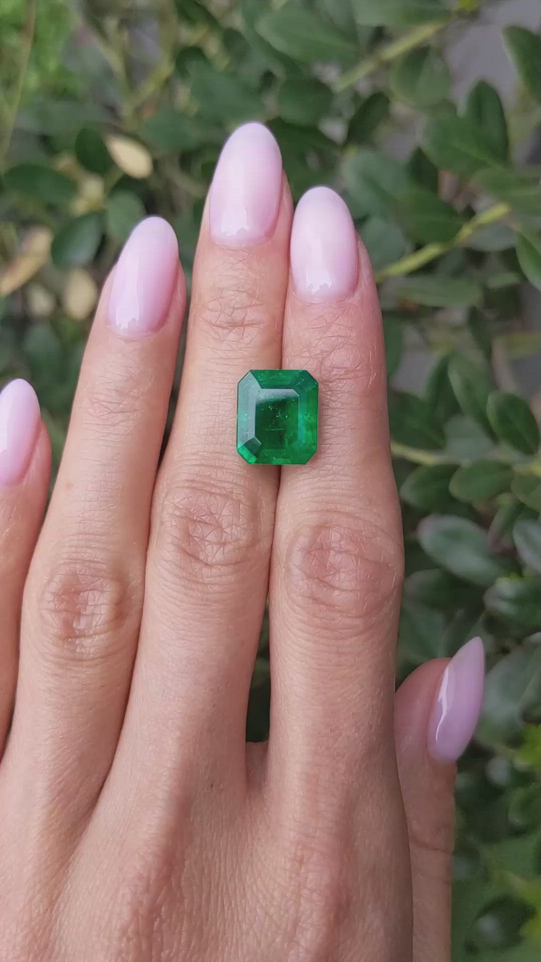 6.50 Ct. Emerald from Colombia Size Video